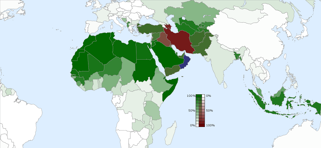 Islam je Land (CIA Factbook)